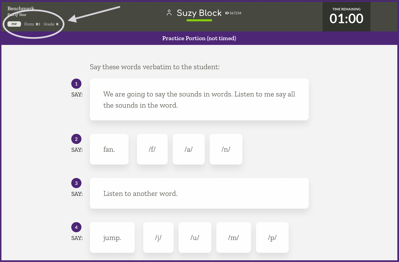 form details assess sidebar